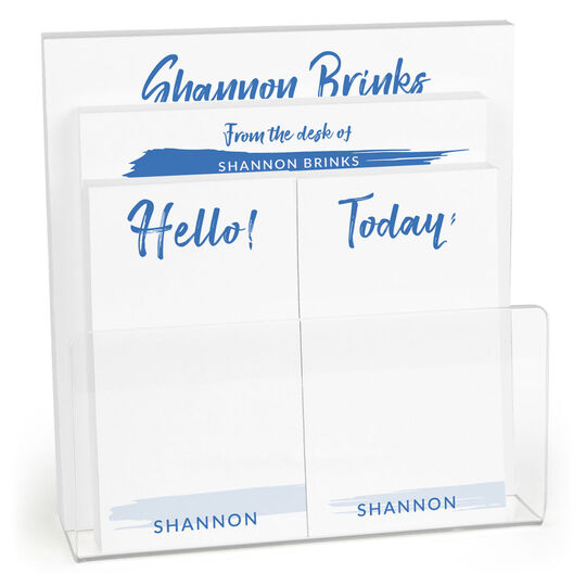 Brush Accent Notepad Set